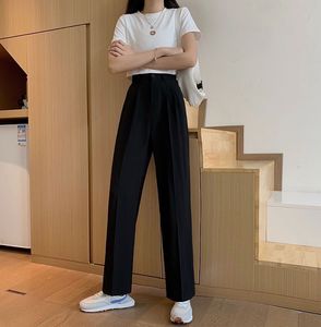 Pantaloni Casual a vita alta da donna pantaloni eleganti da ufficio estivi <span class=keywords><strong>con</strong></span> Logo ad asciugatura rapida nuovo abito di moda di grandi dimensioni - Product Image 2