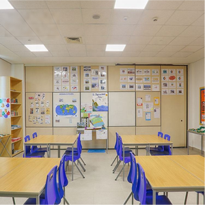 ฉากกั้นห้องไม้พับได้แบบเลื่อน สำหรับห้องประชุม ห้องเรียน โรงยิม โกดัง ห้องครัว ใช้แบ่งพื้นที่สำนักงาน - Product Image 3