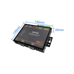 Serveur de périphériques série Ethernet à double port RS232/RS485/RS422, transmission de données transparente, HF-5122 m133 - Product Image 3