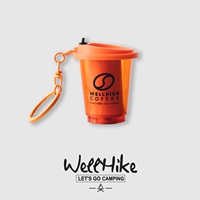 Lampu Kopi Kapsul WELLHIKE - Lampu Suasana Camping Mini LED - Lampu Malam Camping Luar Ruangan Portabel Tipe Gantungan