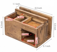 Usine multi-fonctionnelle porte-crayon en bois bureau fichier stockage Rack bureau organisateur de bureau pour la maison de bureau