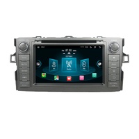 KD-7404 Autoradio 7 pouces avec écran tactile IPS pour lecteur GPS, amplificateur DSP, stéréo, Android Auto, CarPlay sans fil, OBD2 pour Auris