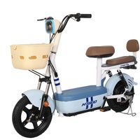 Scooter électrique urbain léger pour 2 personnes, vélo électrique pour les courses quotidiennes et les déplacements