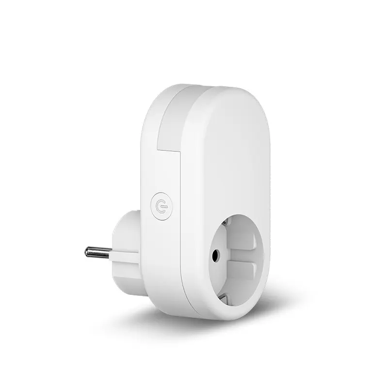 Lampu Malam Kustom EU Standard Tuya Smart Wall Wifi Plug dengan Dimmable Kontrol Suara Wifi Smart Plug Socket