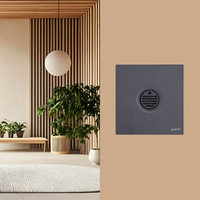 Interruptor de Pared con Sensor de Sonido y Luz BOGE Serie B, Duradero, de Alta Calidad, PC 220-250V, Gris Oscuro, para Uso Doméstico