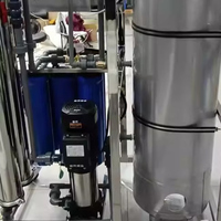 Machines mobiles de traitement de l'eau du robinet 500LPH 1000LPH, système de purification d'eau RO pour l'alimentation en eau municipale