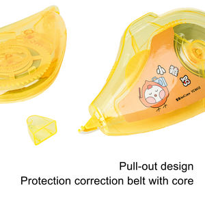 Bande de correction phosphorescente scolaire Correcteur de bande de correction jaune - Product Image 3