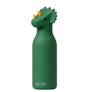 ขวดน้ำเด็ก DILLER ขนาด 200 มล. 350 มล. 500 มล. ขวดสแตนเลสสุญญากาศพร้อมหลอดดูดลายการ์ตูนสัตว์ กระติกน้ำร้อนสำหรับโรงเรียน - Product Image 6