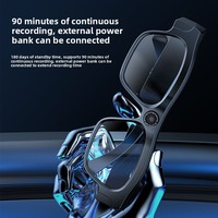 Gafas Inteligentes para Conducir con Cámara HD de 400W y 8MP, Control Táctil y por Botones VX18, Música, Llamadas, Grabación de Audio, Fotos y Videos