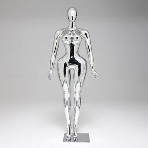 M128-CURY10 Mannequin Femme Courbe BBL en Gros, Mannequin Féminin Réaliste Sexy, Présentoir Chromé pour Vêtements Féminins - Product Image 5