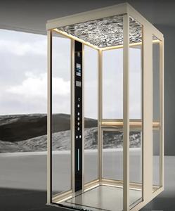 <span class=keywords><strong>Lift</strong></span> Rumah Aluminium untuk Villa Luar Ruangan, Instalasi Mudah, 2-5 Tingkat, 3-4 Orang, Lantai PVC - Product Image 6