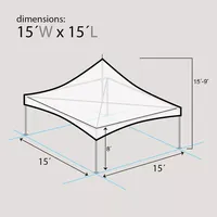 Tente industrielle populaire de 3x3m 4x4m 5x5m à usage intensif pour fête de mariage haute pagode en PVC auvent de jardin