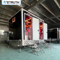 Wetruth Luxury Mobile Bathroom Trailer, Fabricants de toilettes portables, Remorque de salle de bain et de douche portative