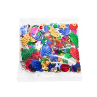 Vente en gros de paillettes en vrac PVC PET multicolores de 6 à 20 mm, petits paquets de 15 g/sac, pour bricolage, artisanat de Noël, accessoires