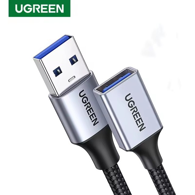 UGREEN US115 USB Extension Cable USB Extender USB 3.0 Extension Cable Nylon Braided PC Data Cable Male to Female