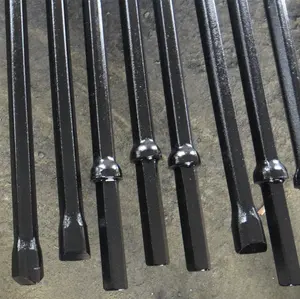 Good quality H22 integral drill rods with 108mm shank for the rock drilling