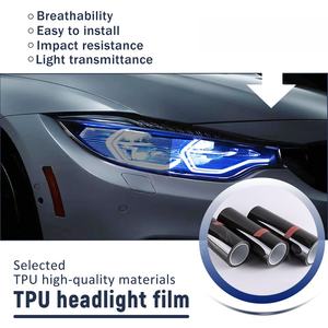 Film protecteur NIKO PPF auto-réparateur en TPU pour phares de voiture, anti-rayures, changeant de couleur, résistant aux UV et aux infrarouges, épaisseur 7,5 mil - Product Image 1