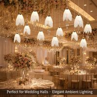 Guirlande de fleurs de magnolia en plastique, glycine violette, 10 têtes, pour décoration de plafond, hôtel, salle de mariage, scène, toile de fond
