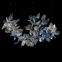 Design de luxe, lustre de décoration intérieure personnalisé, hall d'hôtel, escalier, Villa, lampe LED suspendue