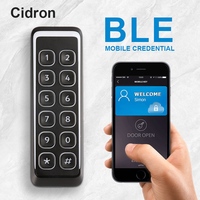 Lector de Tarjetas Inteligentes RFID Cidron Multifactor de 125 KHz y 13.56 MHz, DESFire EV3, NFC, Bluetooth, Control de Acceso Móvil con Lector de Códigos QR