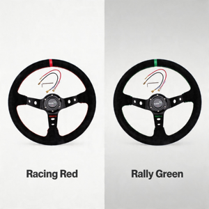 <span class=keywords><strong>Volant</strong></span> de course universel en suède de 14 pouces (345 mm) à fond profond pour simulateur de course, <span class=keywords><strong>drift</strong></span> et dropshipping - Product Image 5