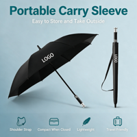 Cadeaux promotionnels, parapluie de luxe haut de gamme personnalisé avec impression UV, manche long, automatique, pour voiture et golf, VIP