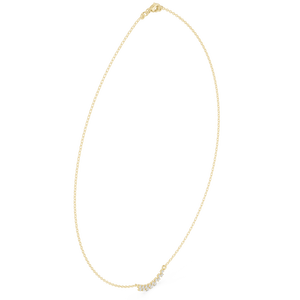 Collier triple chevron pavé de diamants de qualité export pour femme, bijou élégant et tendance, cadeau disponible au meilleur prix - Product Image 1