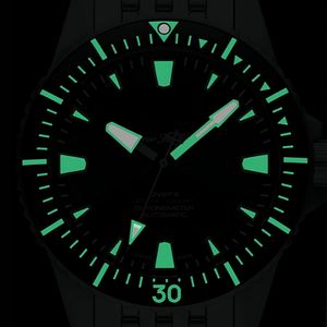 Montre mécanique de luxe pour homme, fabriquée sur mesure par ODM Factory, Miyota 9015, 20 ATM, étanche, acier inoxydable 316L, automatique, classique - Product Image 3