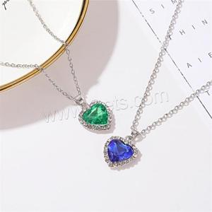 Collier pendentif cœur pour toujours en cristal, collier cœur en alliage de Zinc 1554056 - Product Image 2