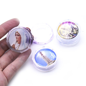 กล่องลูกปัดพลาสติก 3.6x1.8 ซม. กล่องเก็บเครื่องประดับพร้อมภาพทางศาสนาสำหรับสร้อยข้อมือบรรจุภัณฑ์ของขวัญ - Product Image 5