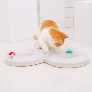 Juego de Juguetes Ecológicos de Lujo <span class=keywords><strong>para</strong></span> <span class=keywords><strong>Gatos</strong></span> con Pelota y Túnel - Material PP <span class=keywords><strong>para</strong></span> Aliviar la Ansiedad y Hacer Ejercicio - Product Image 3