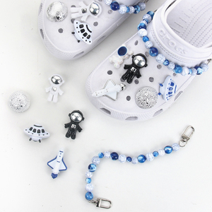 New DIY Decorative Shoe Flower Buckle Accessories Buckle Spaceship Decorative Buckle Detachable Shoe <strong>Chain</strong> - Product Image 1