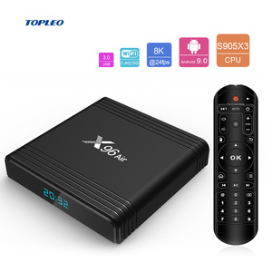 2019 nuevo Amlogic S905X3 X96 aire dual wifi 8Kx4K @ 24 max. Resolución de salida de tv inteligente Android 9,0 set top caja - Product Image 2