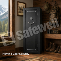 Coffre-fort professionnel Safewell pour armes à feu, armoire de sécurité haute en acier, coffres-forts dissimulés anti-effraction avec serrure à combinaison mécanique, vente en gros