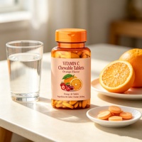 Comprimés de Vitamines Marque Blanche 60 Unités Soutien Immunitaire Adultes & Adolescents Santé Osseuse Supplément Huile de Coco 2 Par Jour