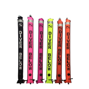 Equipo de buceo con Logo OEM, tubo de salchicha de buceo con parte inferior abierta, boya de marcador de superficie con barra reflectante - Product Image 1
