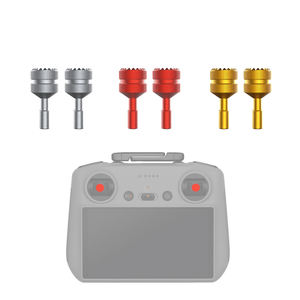 Mini4/Mini3 Pro/AIR <span class=keywords><strong>3</strong></span>対応 ドローン用サムロッカー ゴールデン アルミニウム合金製 送信機スティック ドローンアクセサリー (非純正) - Product Image 1