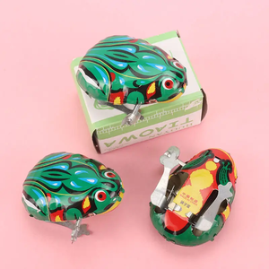 Figuras de Acción de Rana de Hierro para Niños, Juguete Clásico de Hojalata para Saltar, Juguete para Niño, Regalo para Bebé - Product Image 4