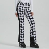 Nouveau pantalon de ski pour femme, coupe slim, coupe-vent, imperméable, épais, chaud, élastique, en spandex/nylon, isolation synthétique