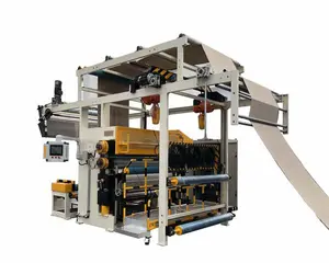 Lebar 2000 mm sistem penggerak kain kontrol frekuensi atau mesin cetak timbul kain otomotif Servo