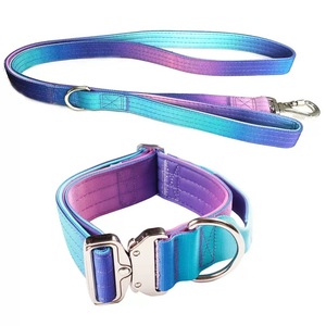 Correa de Nailon para Perro de Tamaño Mediano con Estampado Táctico y Color Degradado, Juego de Correa y <span class=keywords><strong>Collar</strong></span> para Perro, Suave, para Entrenamiento al Aire Libre, Personalizada - Product Image 1