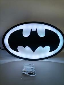 Lámpara Decorativa <span class=keywords><strong>de</strong></span> 40 CM para el Hogar, Luz Nocturna Colorida <span class=keywords><strong>de</strong></span> la <span class=keywords><strong>Liga</strong></span> <span class=keywords><strong>de</strong></span> la Justicia, Batman, Luz LED Ambiental <span class=keywords><strong>de</strong></span> Pared con Control Remoto - Product Image 3