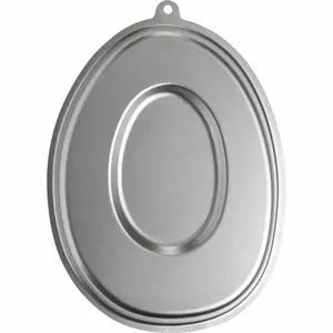 Aluminum Number 0 Zero Shape Cake Pan