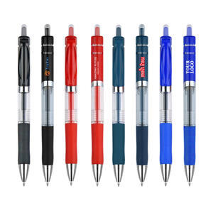 Glatter Einziehbarer 0,5mm Gelstift mit Logo Schwarz Blau Rot für Geschenke Geschäftstreffen Schule - Product Image 6