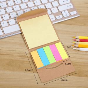 Bloc de Notas Adhesivas Cuadradas Portátiles de Papel Kraft, Impresas con Serigrafía, Bloc de Notas Desprendible para Estudiantes y Oficina, Personalizables para Promociones - Product Image 2