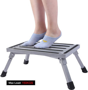 Tapis antidérapant, échelle pliante en aluminium, plateforme de travail, marchepied, marchepied pour <span class=keywords><strong>la</strong></span> maison, <span class=keywords><strong>caravane</strong></span> - Product Image 3
