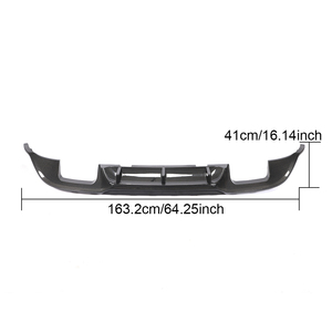 Difusor de Parachoques Trasero de Fibra de Carbono MK7.5 para VW <span class=keywords><strong>Volkswagen</strong></span> <span class=keywords><strong>Golf</strong></span> 7.5 <span class=keywords><strong>GTI</strong></span> 2D 4D Hatchback <span class=keywords><strong>2018</strong></span>-2020 (No Compatible con 7.5R) - Product Image 5