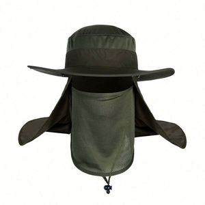Sombreros de Pescador Personalizados al por Mayor para Verano, con Protección Solar y Cordón, Estilo Safari - Product Image 3
