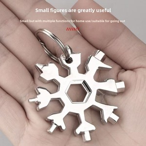 Cổ Xách Tay 18-in-1 Đa Chức Năng Lục Giác Bát Giác Tuốc Nơ Vít Cho Ngoài Trời DIY Metric OEM Tùy Chỉnh Chìa Khóa Bông Tuyết Cờ Lê - Product Image 2