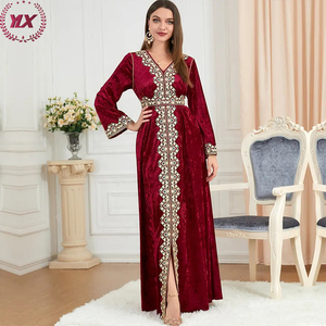 Moda Dubai abbigliamento islamico 2023 Eid ricamo stampa floreale modesto <span class=keywords><strong>Abaya</strong></span> Khimar <span class=keywords><strong>arabo</strong></span> caftano <span class=keywords><strong>Abaya</strong></span> abito musulmano - Product Image 2